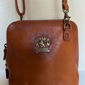 Pratesi Firenze Genuine Leather Crossbody Bag